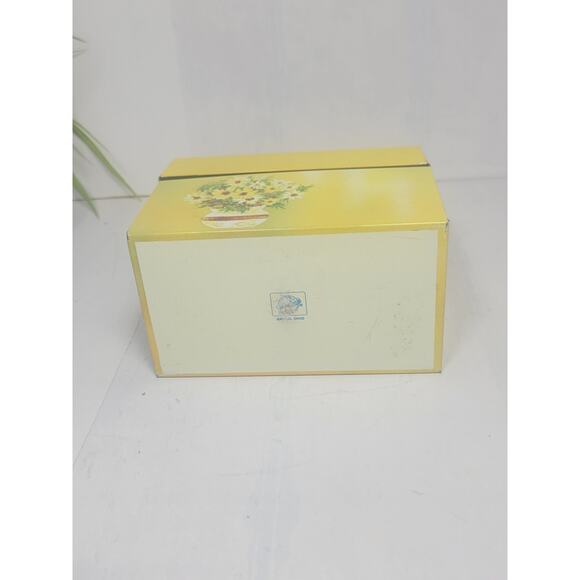 Vintage Recipe Box, Daisy Flower Yellow, Ohio Art Retro, Kitchen Decor - Picture 5 of 7